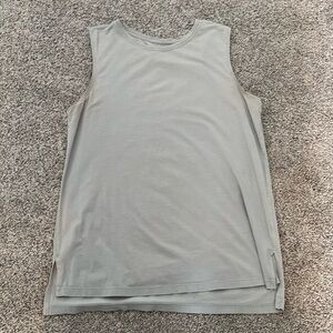 Light grey, sea foam green lululemon muscle tank